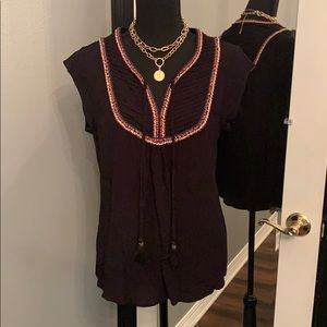 3/25 💵 Black daniel rainn blouse